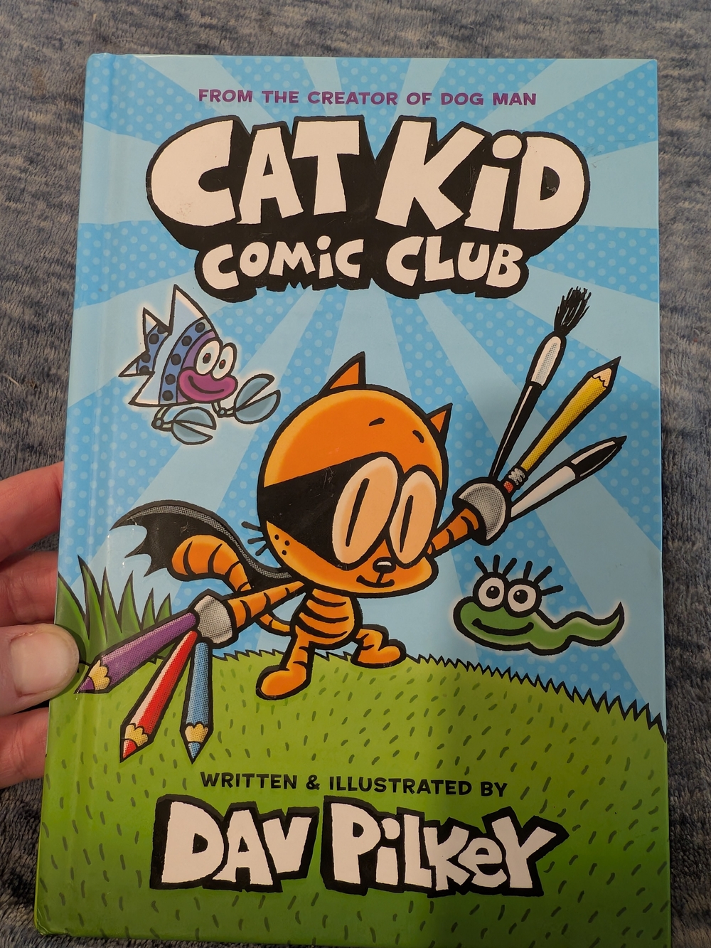 Cat Kid Comic Club Kids Hardcover Book - Dav Pilkey